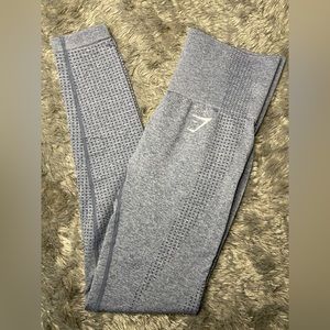 Gymshark Vital Seamless Leggings - Steel Blue Marl - Extra Small